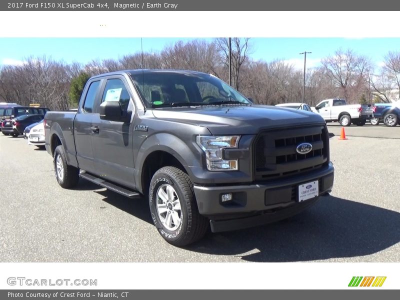 Magnetic / Earth Gray 2017 Ford F150 XL SuperCab 4x4