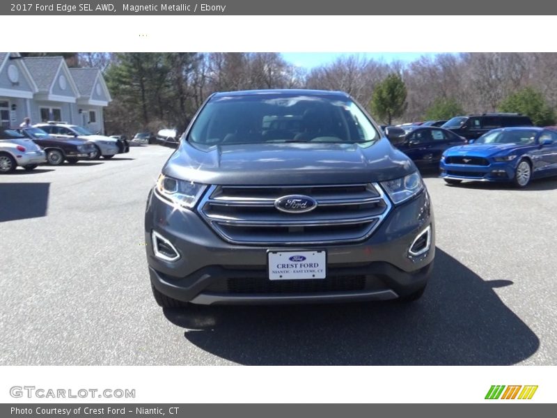 Magnetic Metallic / Ebony 2017 Ford Edge SEL AWD
