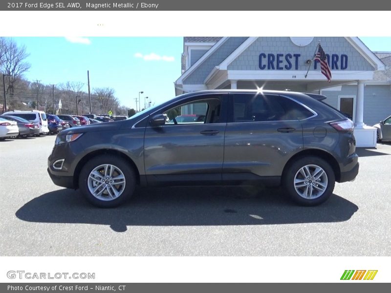 Magnetic Metallic / Ebony 2017 Ford Edge SEL AWD