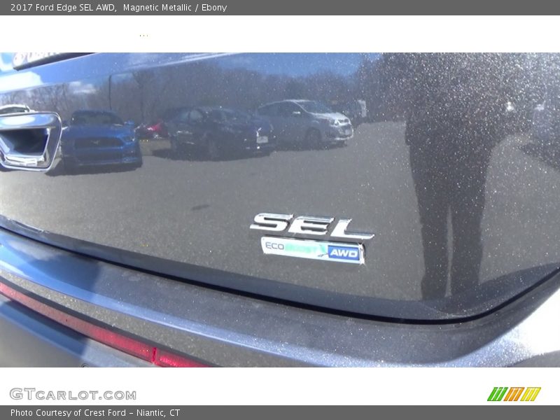 Magnetic Metallic / Ebony 2017 Ford Edge SEL AWD