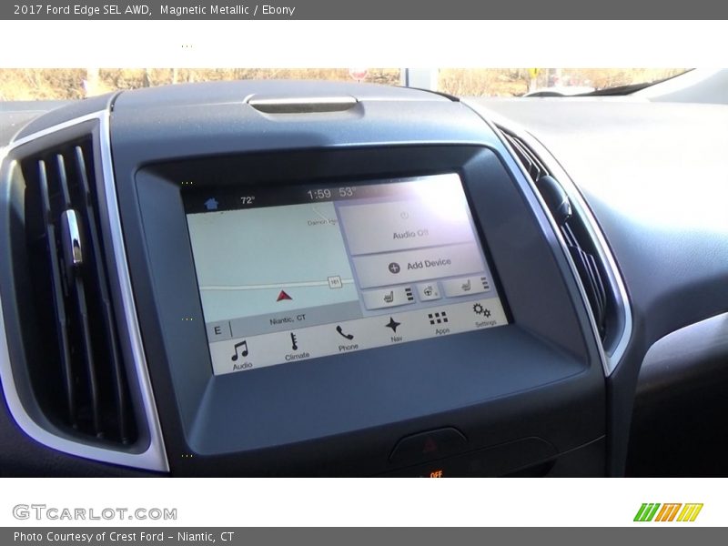 Magnetic Metallic / Ebony 2017 Ford Edge SEL AWD