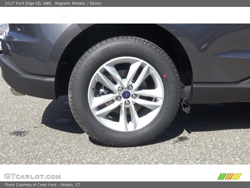 Magnetic Metallic / Ebony 2017 Ford Edge SEL AWD