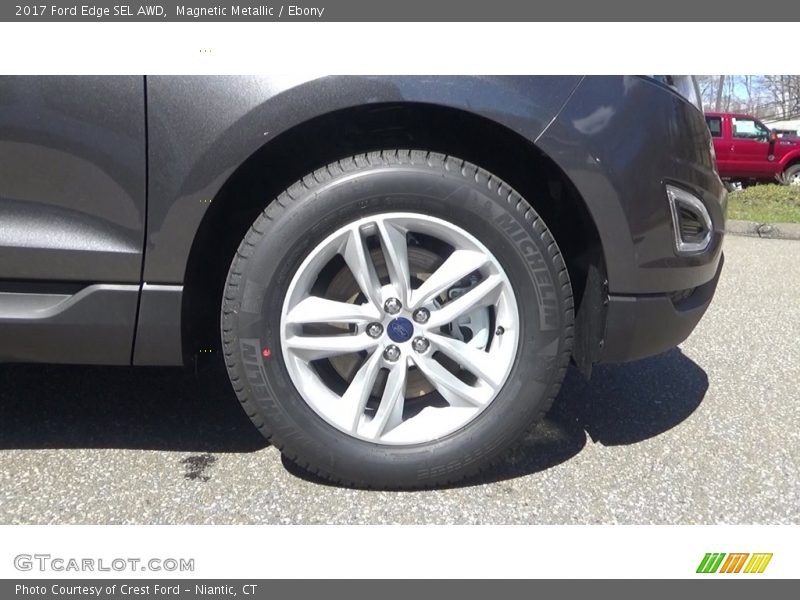 Magnetic Metallic / Ebony 2017 Ford Edge SEL AWD