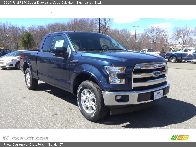 Blue Jeans / Black 2017 Ford F250 Super Duty Lariat SuperCab 4x4