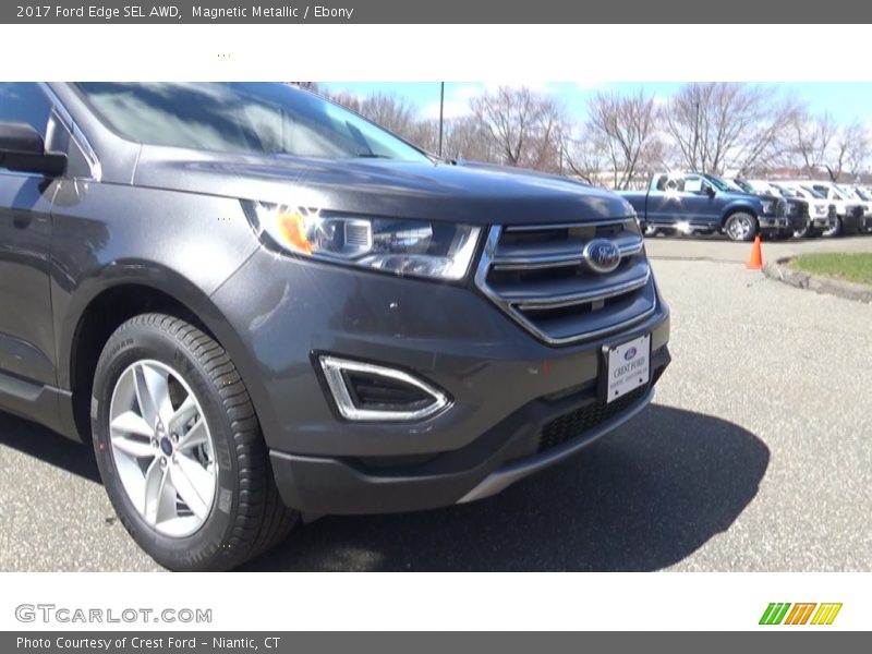 Magnetic Metallic / Ebony 2017 Ford Edge SEL AWD