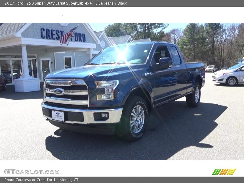 Blue Jeans / Black 2017 Ford F250 Super Duty Lariat SuperCab 4x4