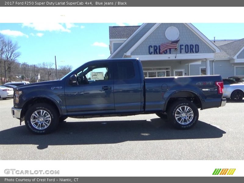 Blue Jeans / Black 2017 Ford F250 Super Duty Lariat SuperCab 4x4