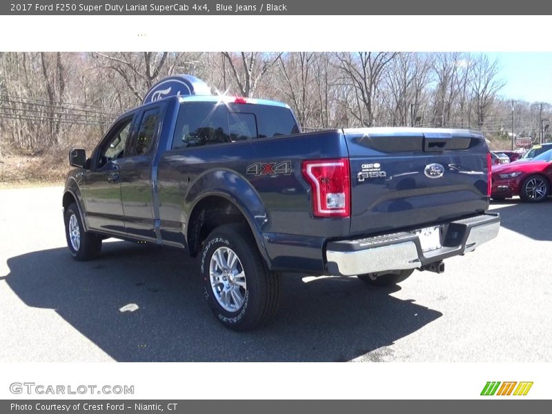 Blue Jeans / Black 2017 Ford F250 Super Duty Lariat SuperCab 4x4