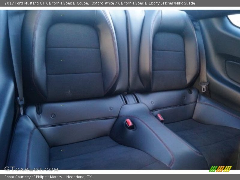Oxford White / California Special Ebony Leather/Miko Suede 2017 Ford Mustang GT California Speical Coupe