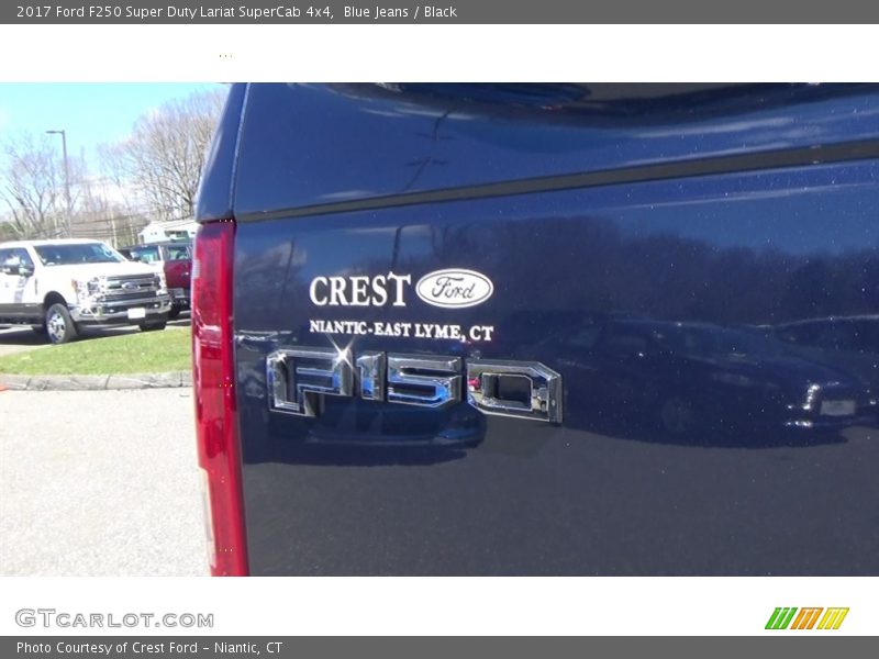 Blue Jeans / Black 2017 Ford F250 Super Duty Lariat SuperCab 4x4