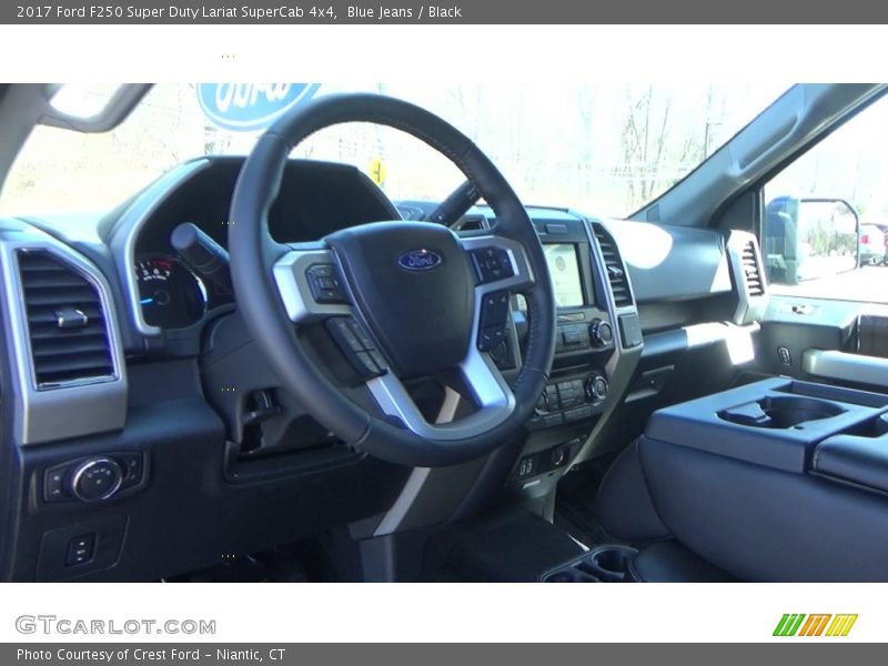 Blue Jeans / Black 2017 Ford F250 Super Duty Lariat SuperCab 4x4