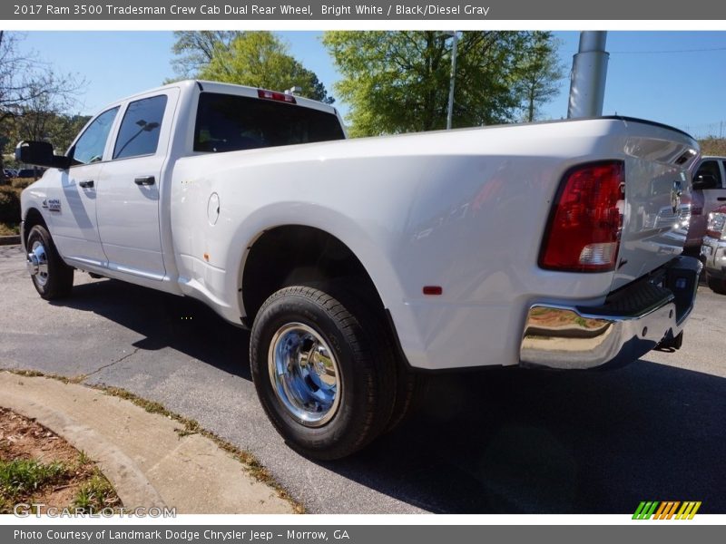 Bright White / Black/Diesel Gray 2017 Ram 3500 Tradesman Crew Cab Dual Rear Wheel