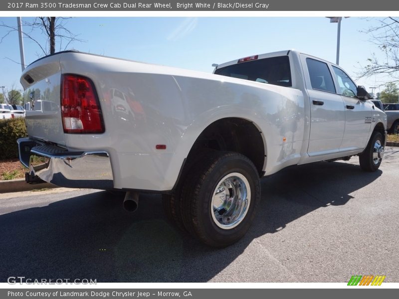 Bright White / Black/Diesel Gray 2017 Ram 3500 Tradesman Crew Cab Dual Rear Wheel