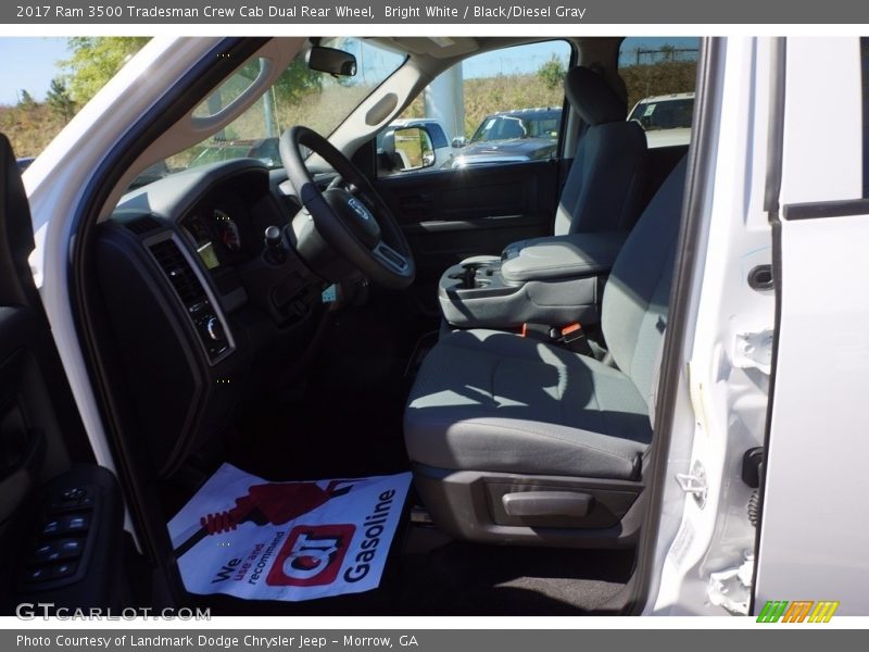 Bright White / Black/Diesel Gray 2017 Ram 3500 Tradesman Crew Cab Dual Rear Wheel