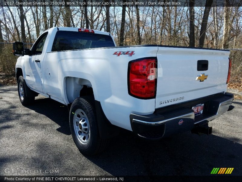 Summit White / Dark Ash/Jet Black 2017 Chevrolet Silverado 3500HD Work Truck Regular Cab 4x4