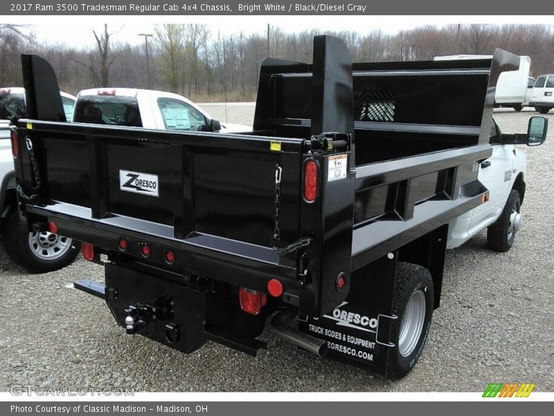Bright White / Black/Diesel Gray 2017 Ram 3500 Tradesman Regular Cab 4x4 Chassis