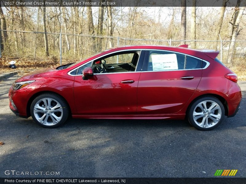 Cajun Red Tintcoat / Jet Black 2017 Chevrolet Cruze Premier