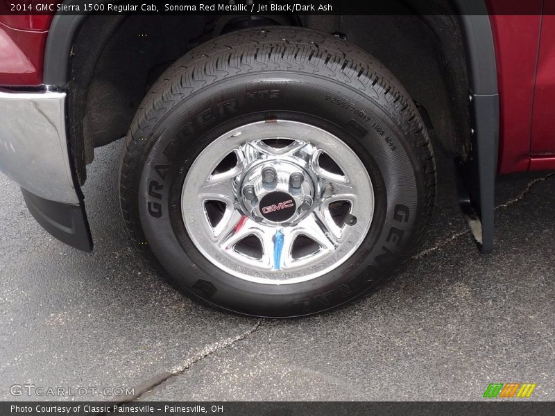 Sonoma Red Metallic / Jet Black/Dark Ash 2014 GMC Sierra 1500 Regular Cab