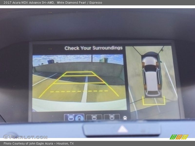 White Diamond Pearl / Espresso 2017 Acura MDX Advance SH-AWD