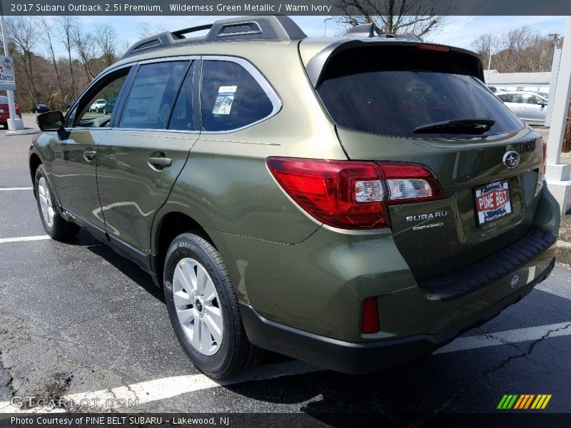 Wilderness Green Metallic / Warm Ivory 2017 Subaru Outback 2.5i Premium