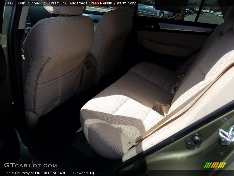 Wilderness Green Metallic / Warm Ivory 2017 Subaru Outback 2.5i Premium