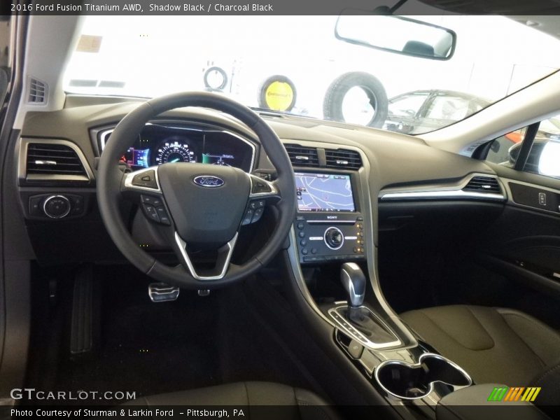 Shadow Black / Charcoal Black 2016 Ford Fusion Titanium AWD