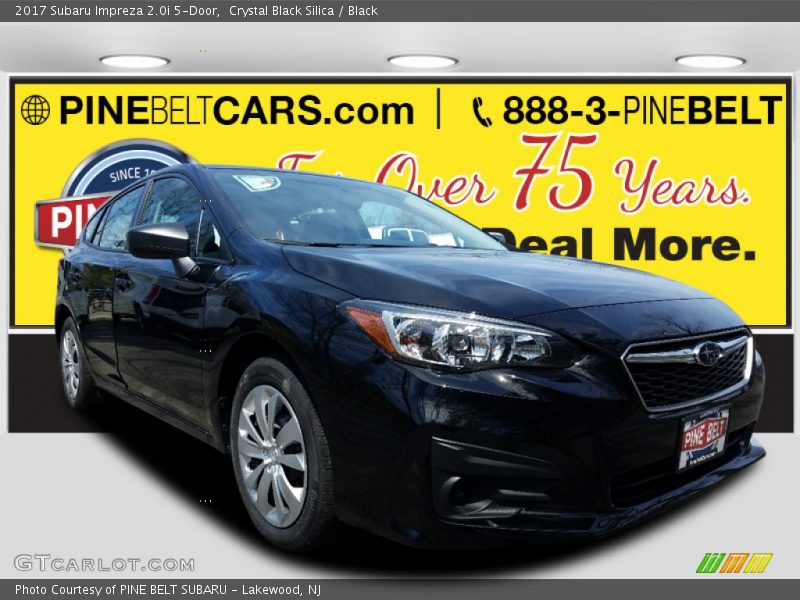 Crystal Black Silica / Black 2017 Subaru Impreza 2.0i 5-Door