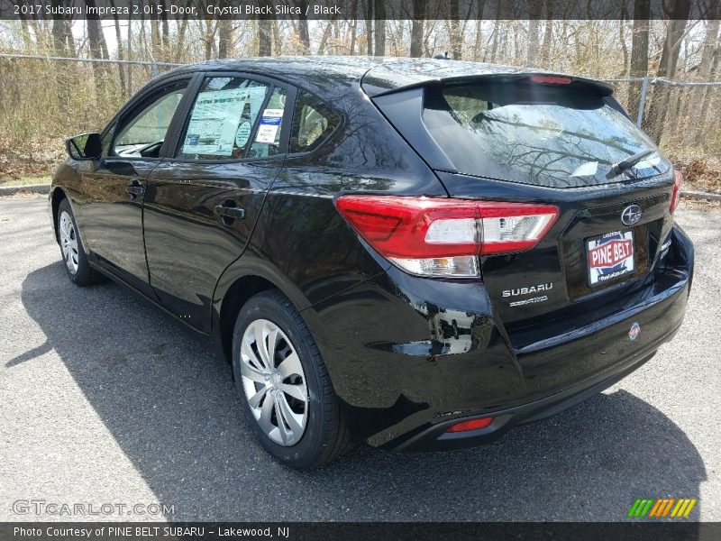 Crystal Black Silica / Black 2017 Subaru Impreza 2.0i 5-Door