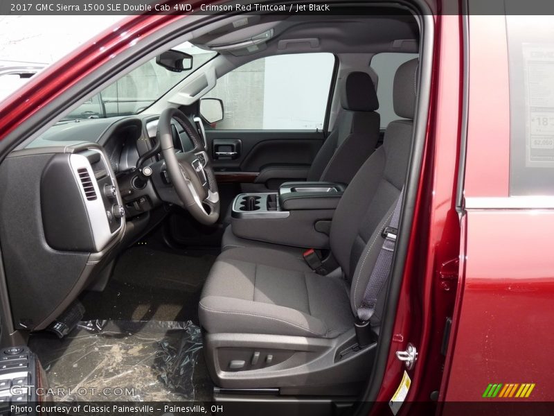 Crimson Red Tintcoat / Jet Black 2017 GMC Sierra 1500 SLE Double Cab 4WD