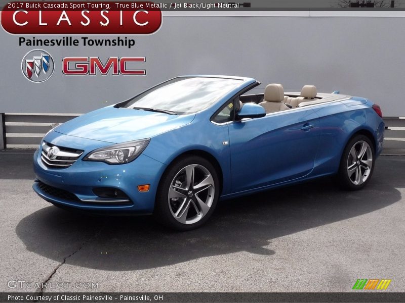 True Blue Metallic / Jet Black/Light Neutral 2017 Buick Cascada Sport Touring