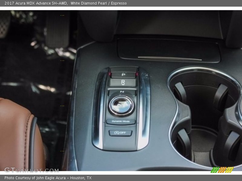 White Diamond Pearl / Espresso 2017 Acura MDX Advance SH-AWD