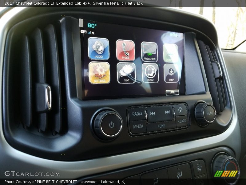 Silver Ice Metallic / Jet Black 2017 Chevrolet Colorado LT Extended Cab 4x4