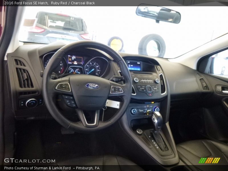Ruby Red / Charcoal Black 2016 Ford Focus SE Hatch