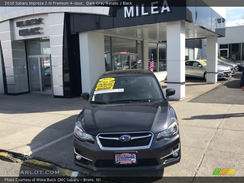 Dark Gray Metallic / Black 2016 Subaru Impreza 2.0i Premium 4-door
