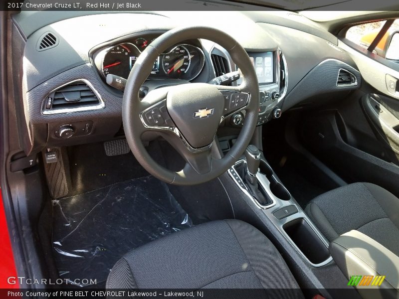 Red Hot / Jet Black 2017 Chevrolet Cruze LT