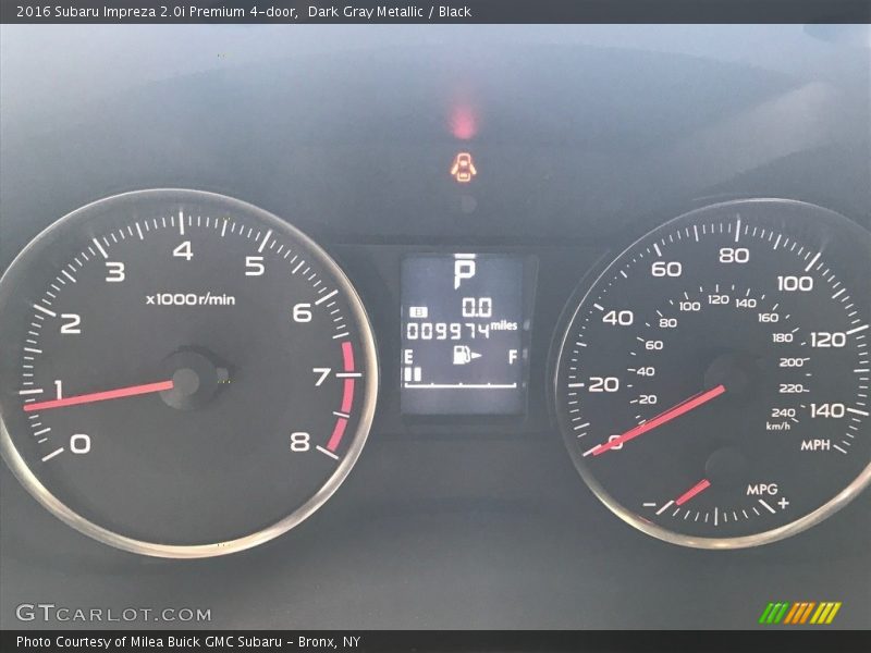 Dark Gray Metallic / Black 2016 Subaru Impreza 2.0i Premium 4-door