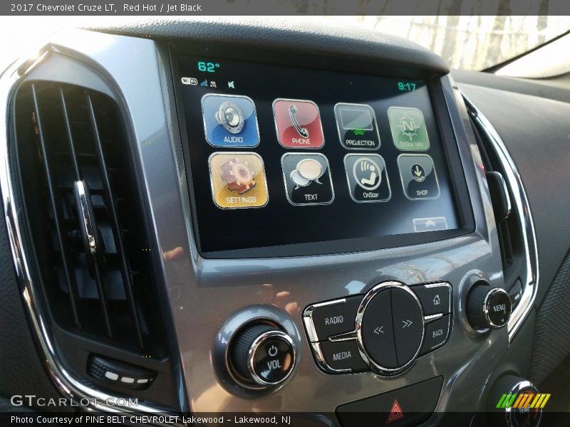 Red Hot / Jet Black 2017 Chevrolet Cruze LT