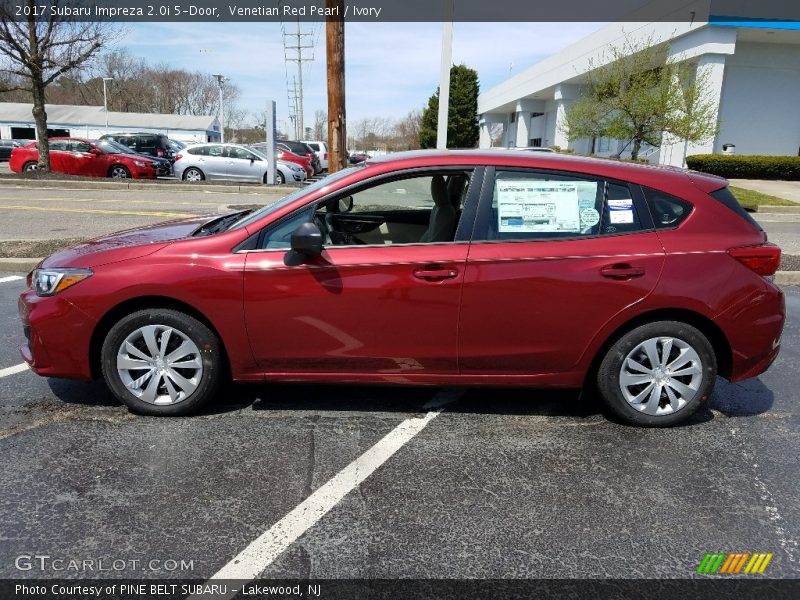  2017 Impreza 2.0i 5-Door Venetian Red Pearl