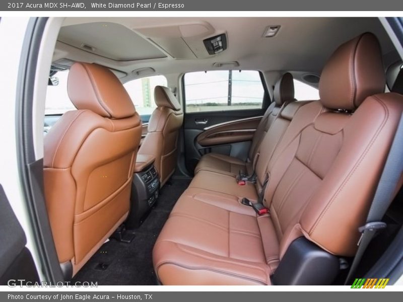 White Diamond Pearl / Espresso 2017 Acura MDX SH-AWD