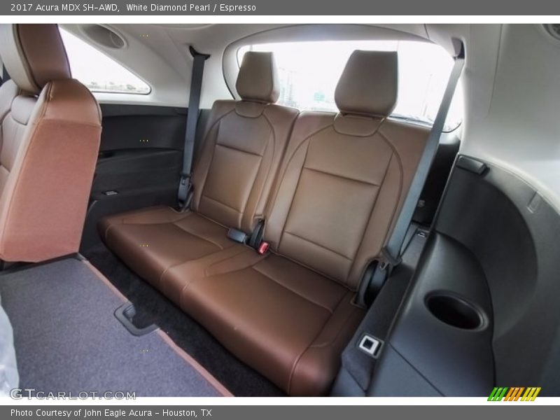 White Diamond Pearl / Espresso 2017 Acura MDX SH-AWD