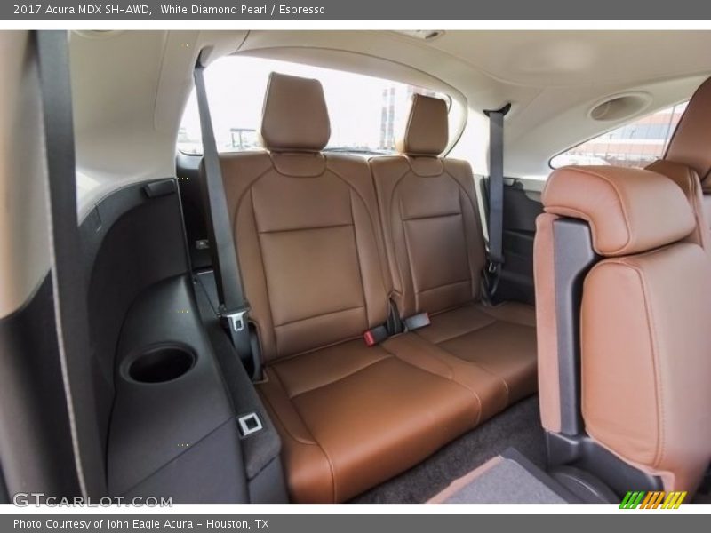 White Diamond Pearl / Espresso 2017 Acura MDX SH-AWD