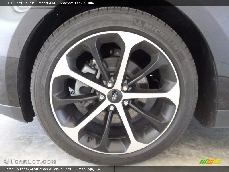 Shadow Black / Dune 2016 Ford Taurus Limited AWD