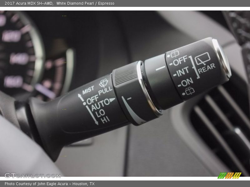 White Diamond Pearl / Espresso 2017 Acura MDX SH-AWD