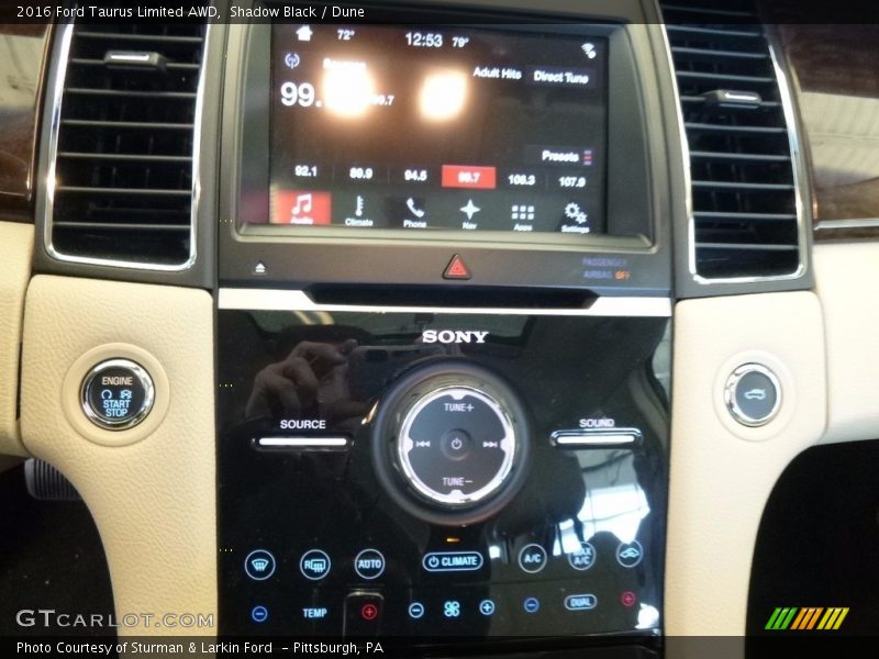 Shadow Black / Dune 2016 Ford Taurus Limited AWD