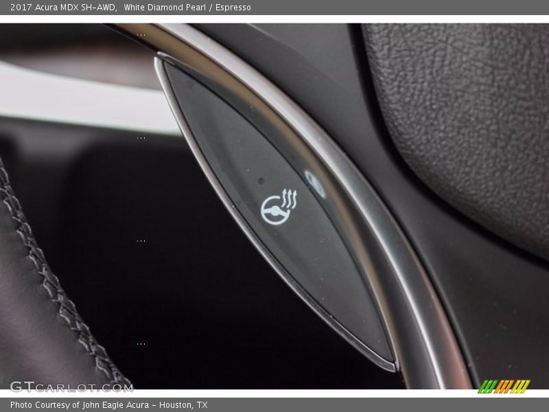 White Diamond Pearl / Espresso 2017 Acura MDX SH-AWD