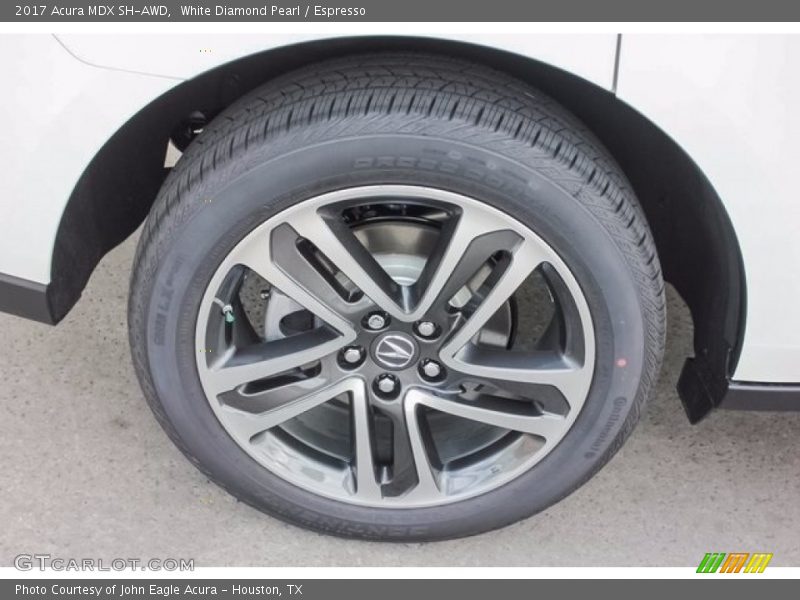 White Diamond Pearl / Espresso 2017 Acura MDX SH-AWD