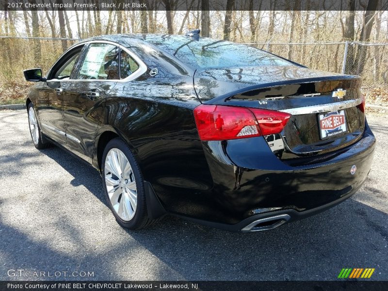 Black / Jet Black 2017 Chevrolet Impala Premier