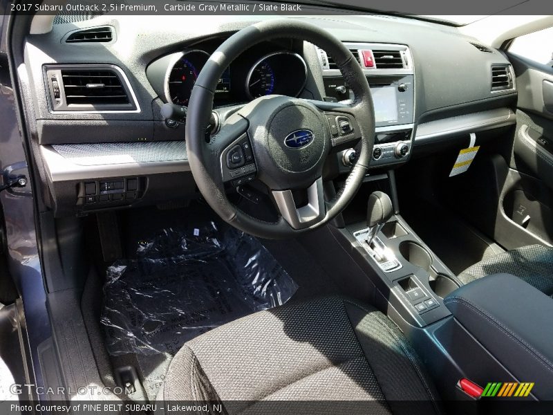 Carbide Gray Metallic / Slate Black 2017 Subaru Outback 2.5i Premium