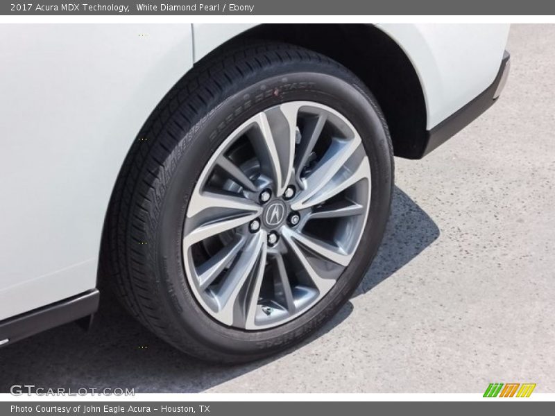White Diamond Pearl / Ebony 2017 Acura MDX Technology