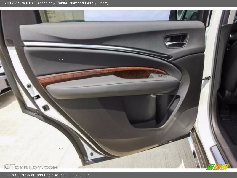 White Diamond Pearl / Ebony 2017 Acura MDX Technology